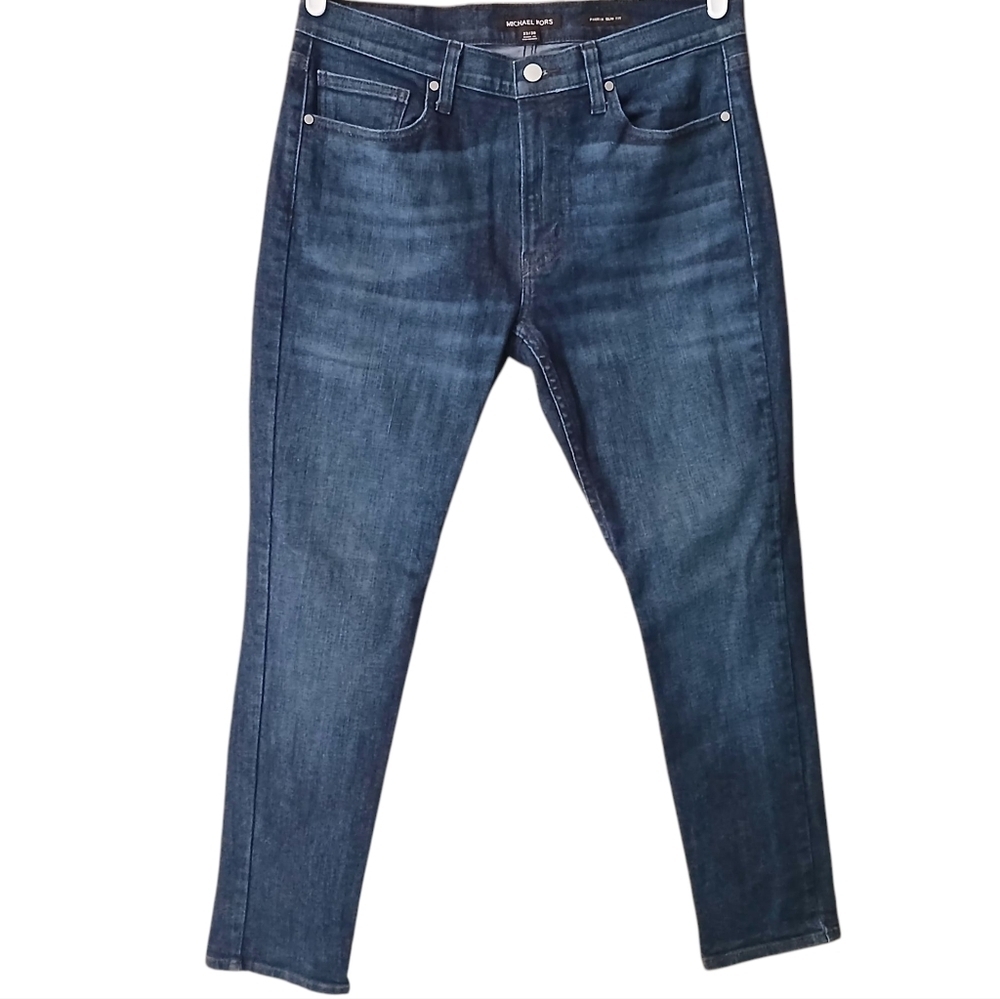 Michael Kors Classic Parker Slim Fit Casual Men's Blue Jeans Like New 33x30